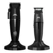 JRL Professional - Duo tondeuse et tondeuse de finition sans fil avec pile lithium-ion "ONYX Collection" - Noir
