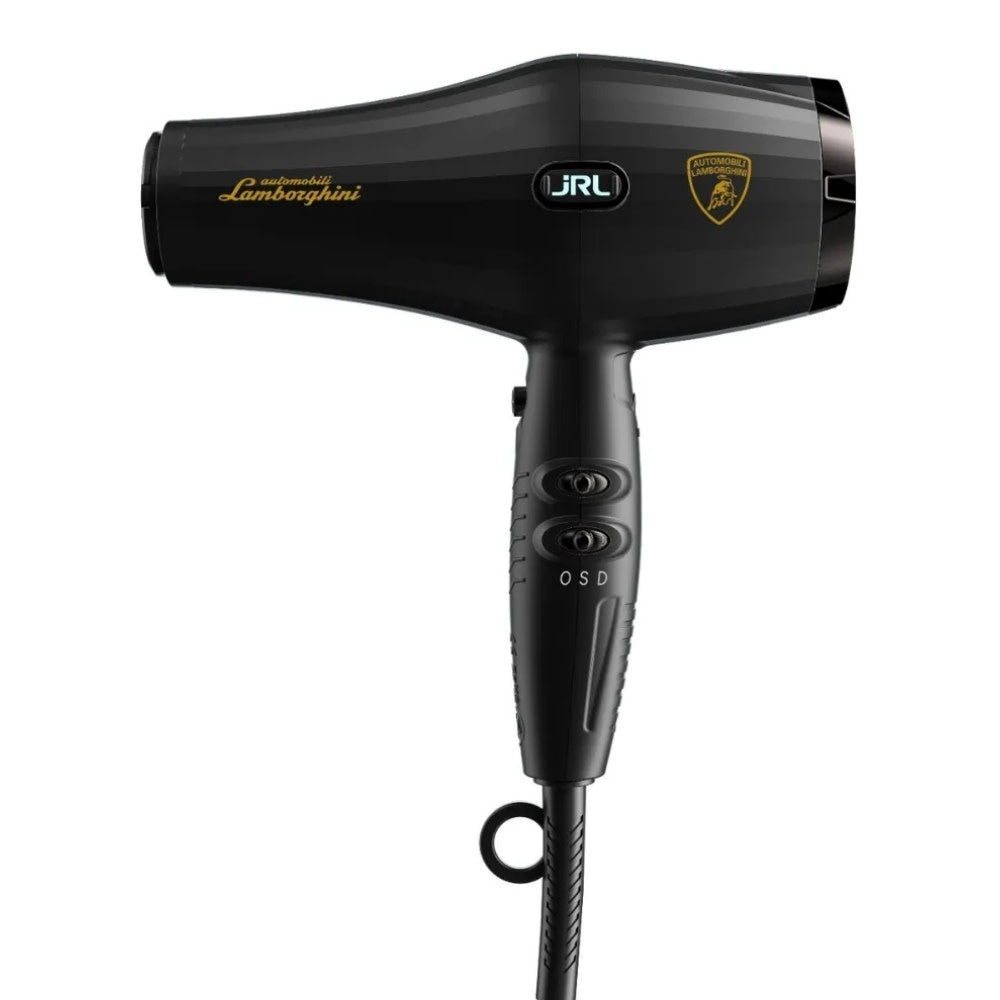 X Lamborghini – Sèche‑cheveux Forte PRO Lite ultra‑léger et puissant - 1 850 watts - Noir