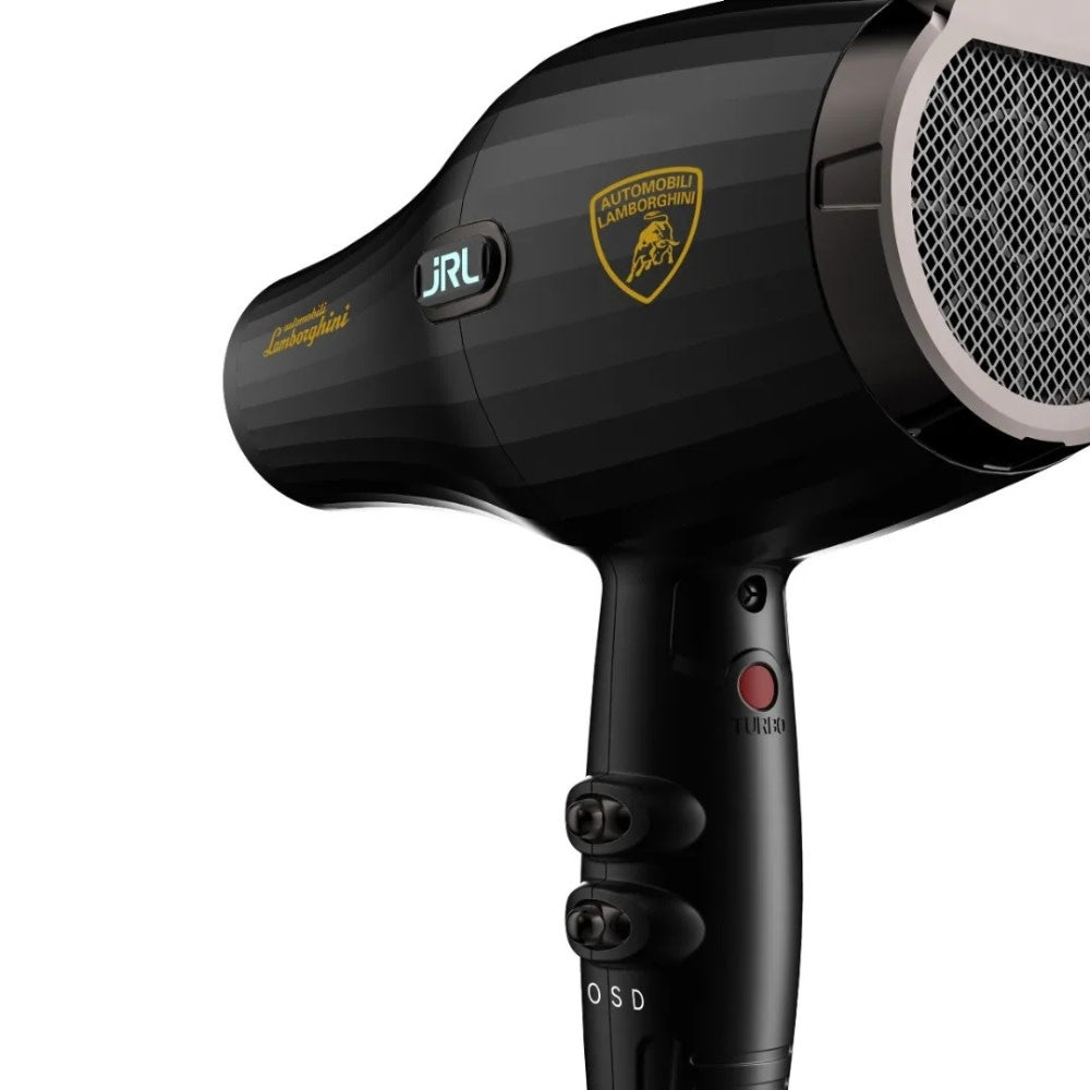 X Lamborghini - Forte PRO Lite Powerful Ultra-Light Hair Dryer - 1850 Watts - Black