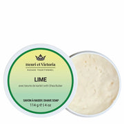 Savon à raser avec beurre de karité "Lime" (114g/4.0oz)