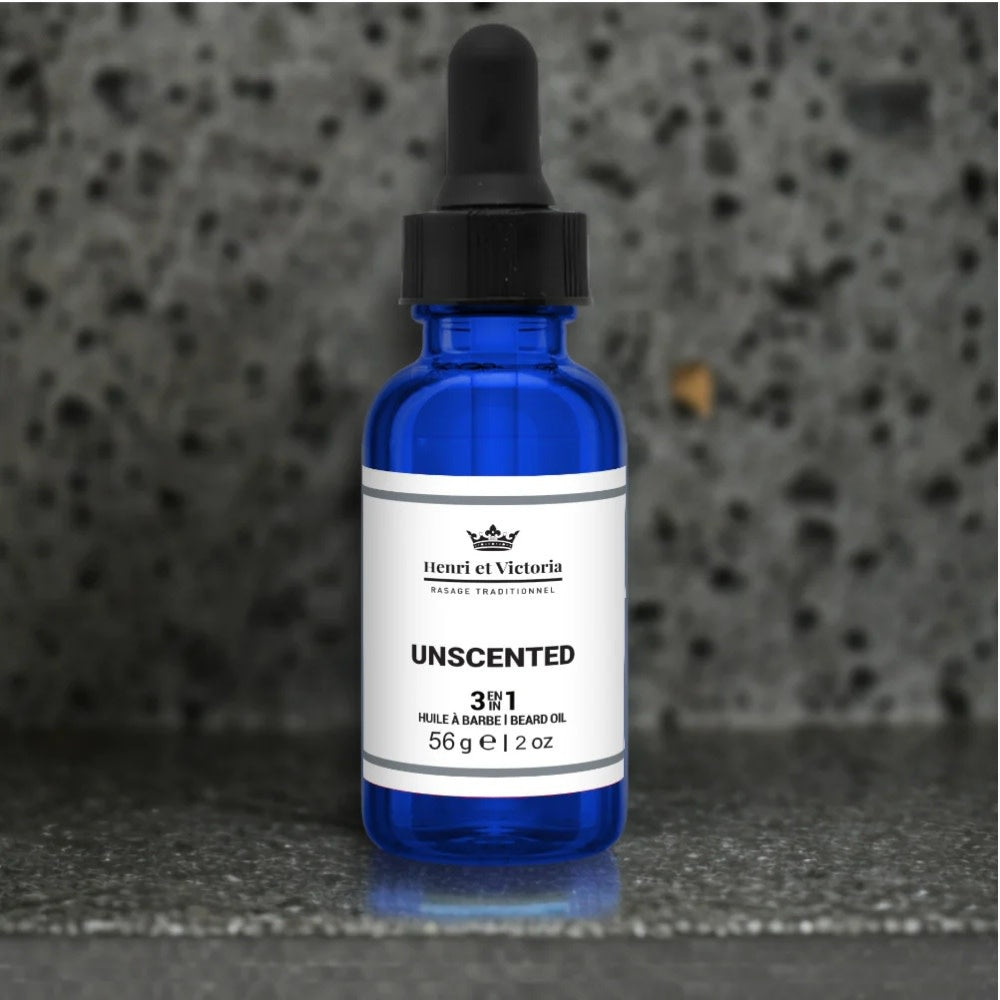 Unscented 3 in 1 Beard Oil (56g/2.0oz)