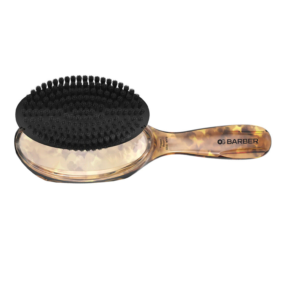 Brosse en poils de sanglier végane "OG Barber" - Haute qualité
