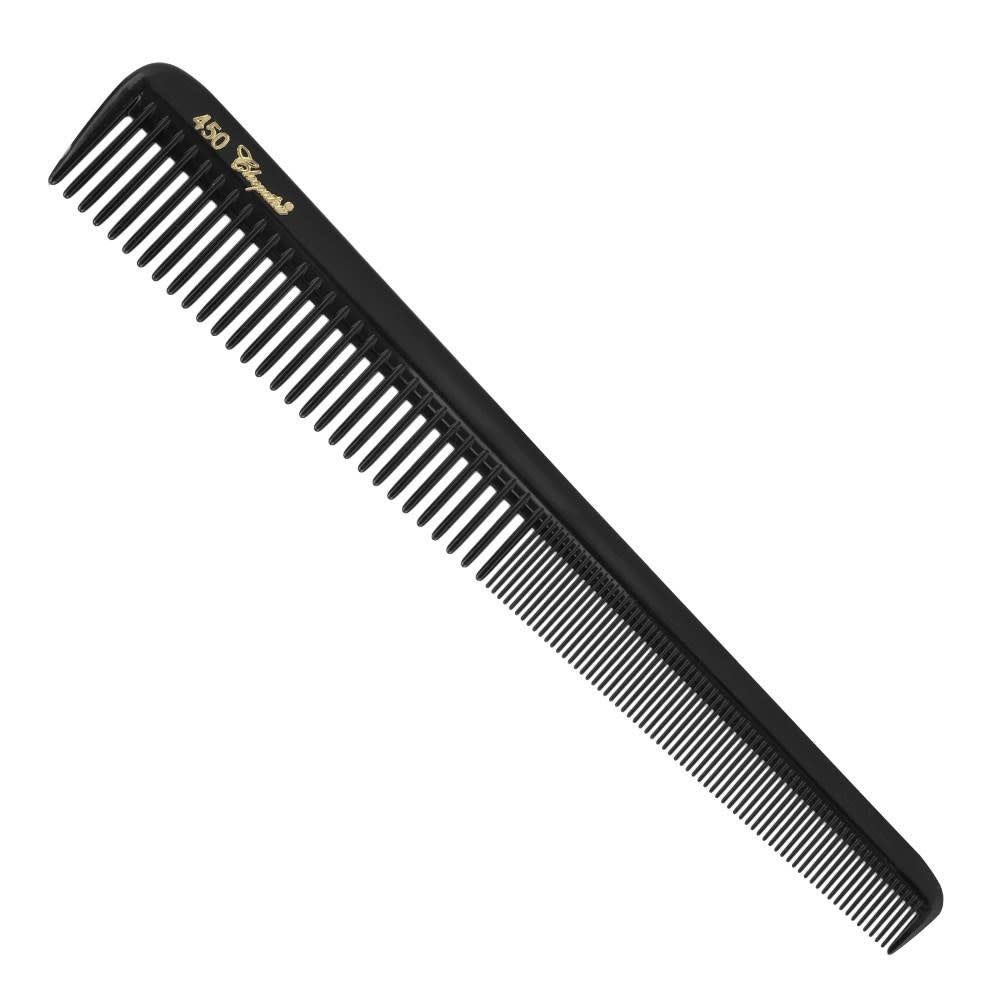 Peigne de barbier "Cleopatra" No.450 (184mm/7.25") - Noir