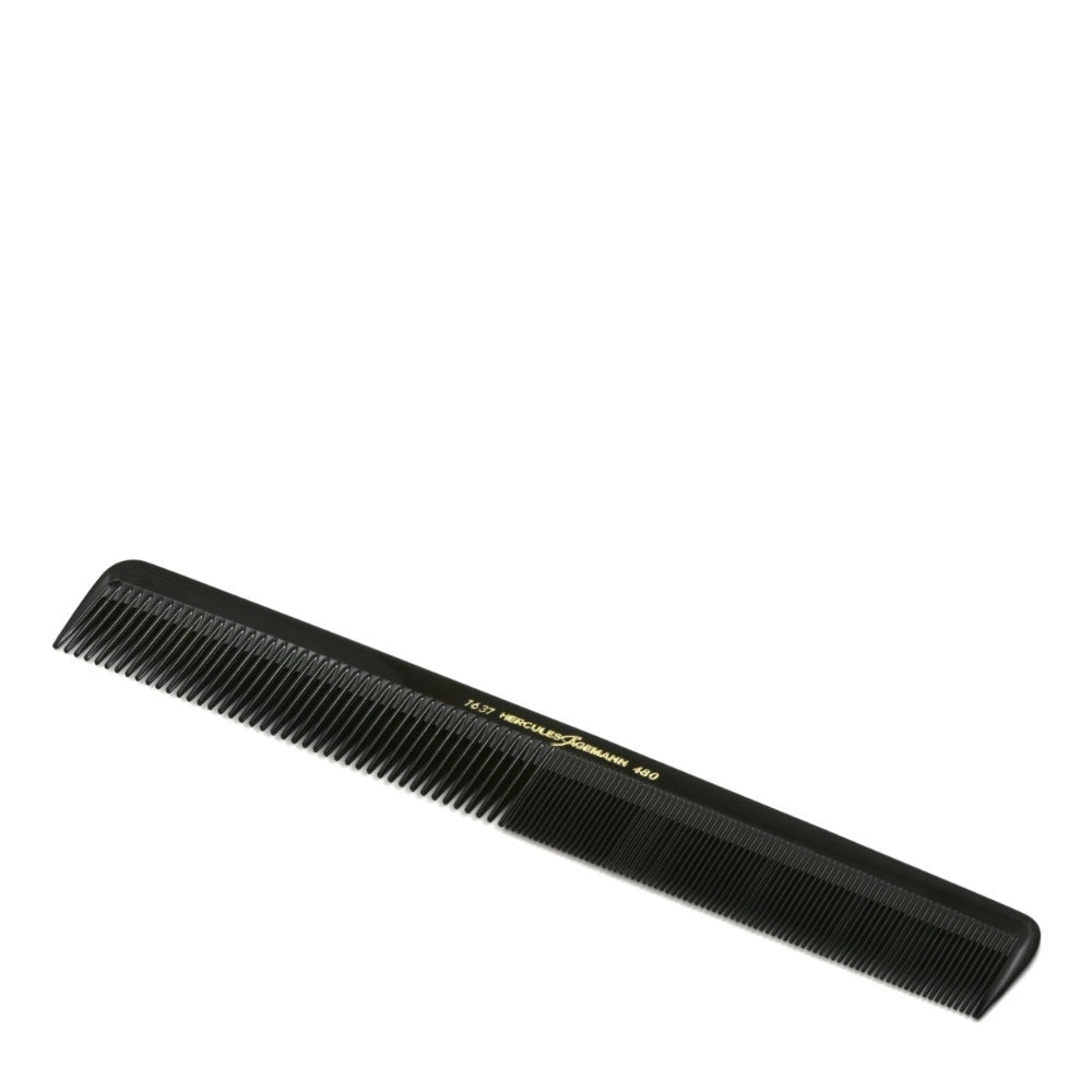 1637‑480 Professional Ebonite Cutting Comb (216mm/8.5") - Black