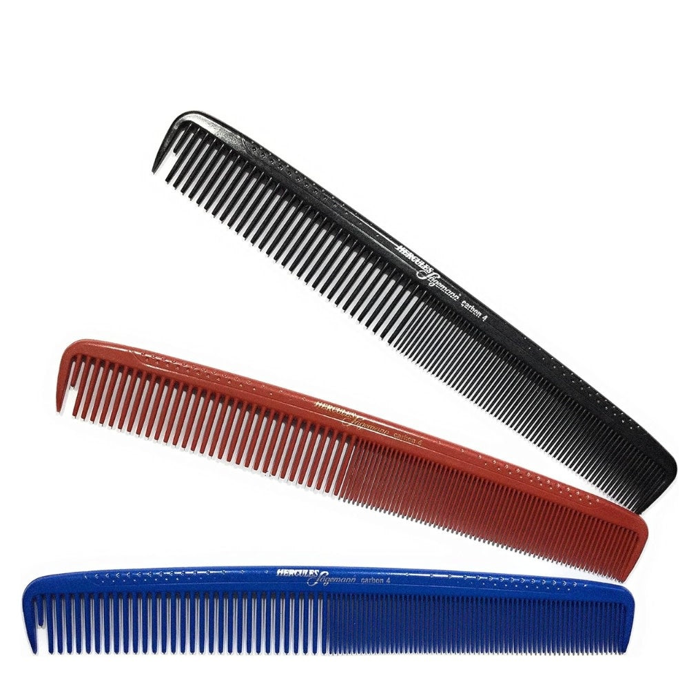 Peigne de coupe antistatique Carbon 4 (178mm/ 7.0") - Rouge