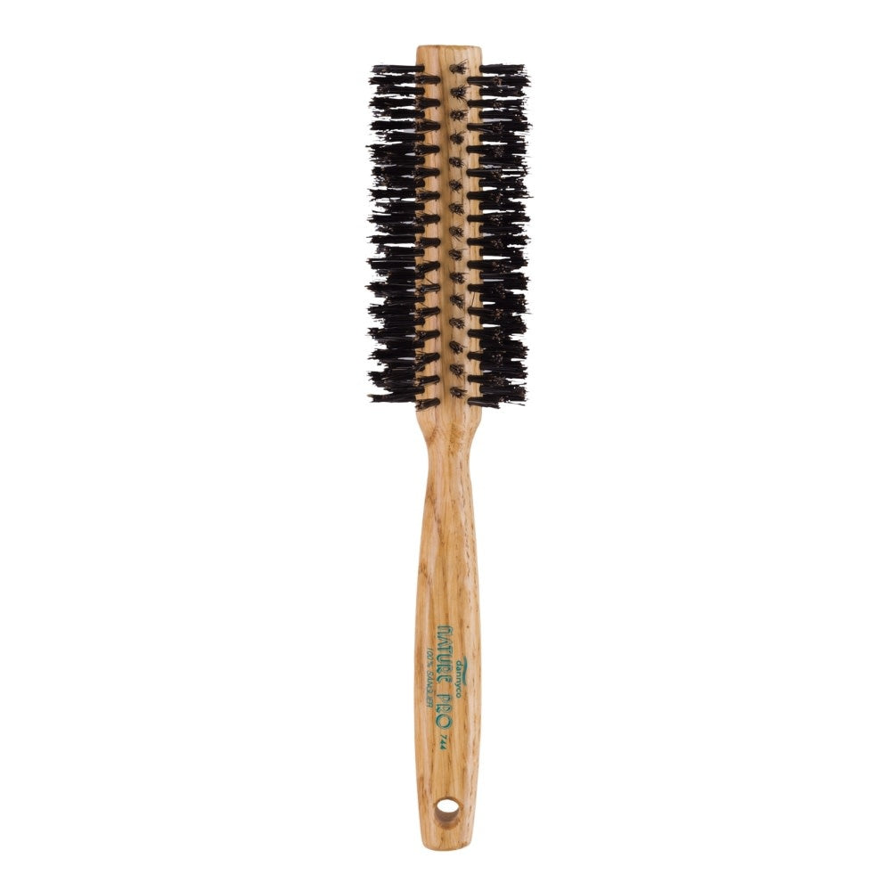 Nature Pro Round Oak Wood Brush with Board Bristles