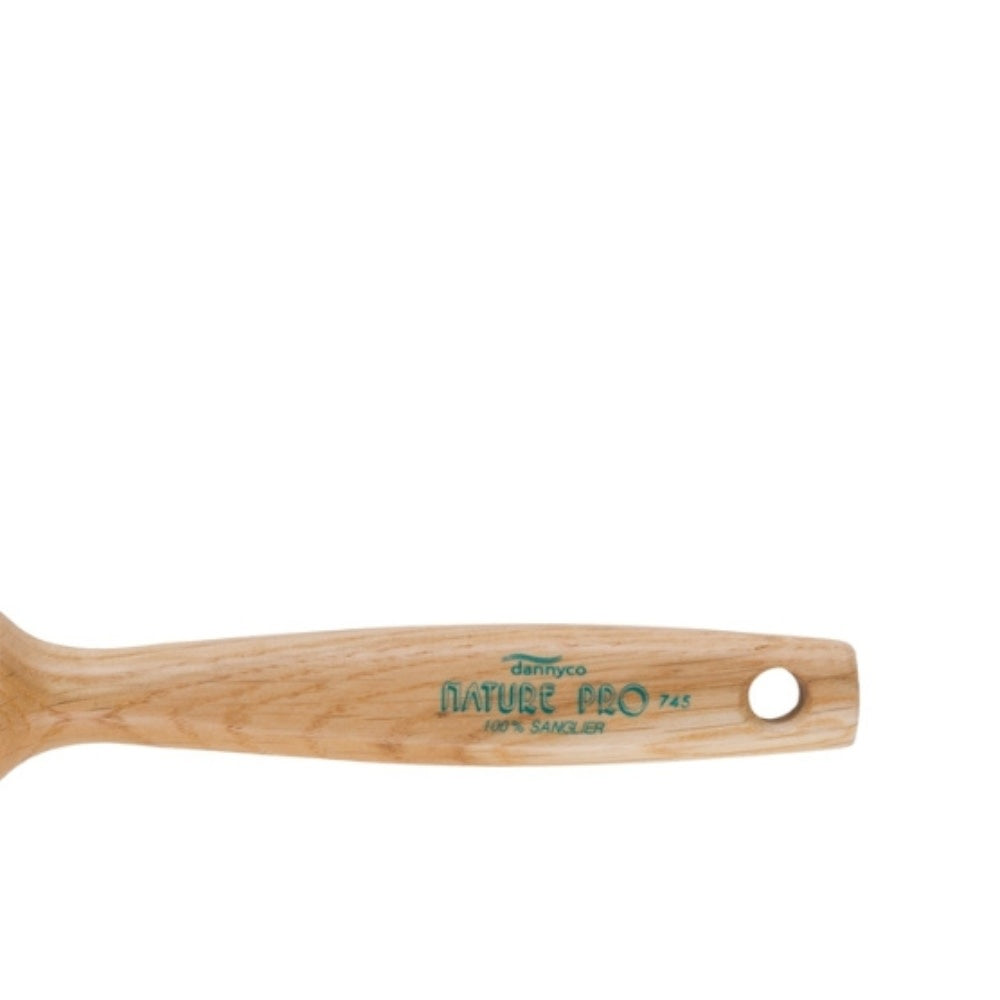 Nature Pro Round Oak Wood Brush with Board Bristles