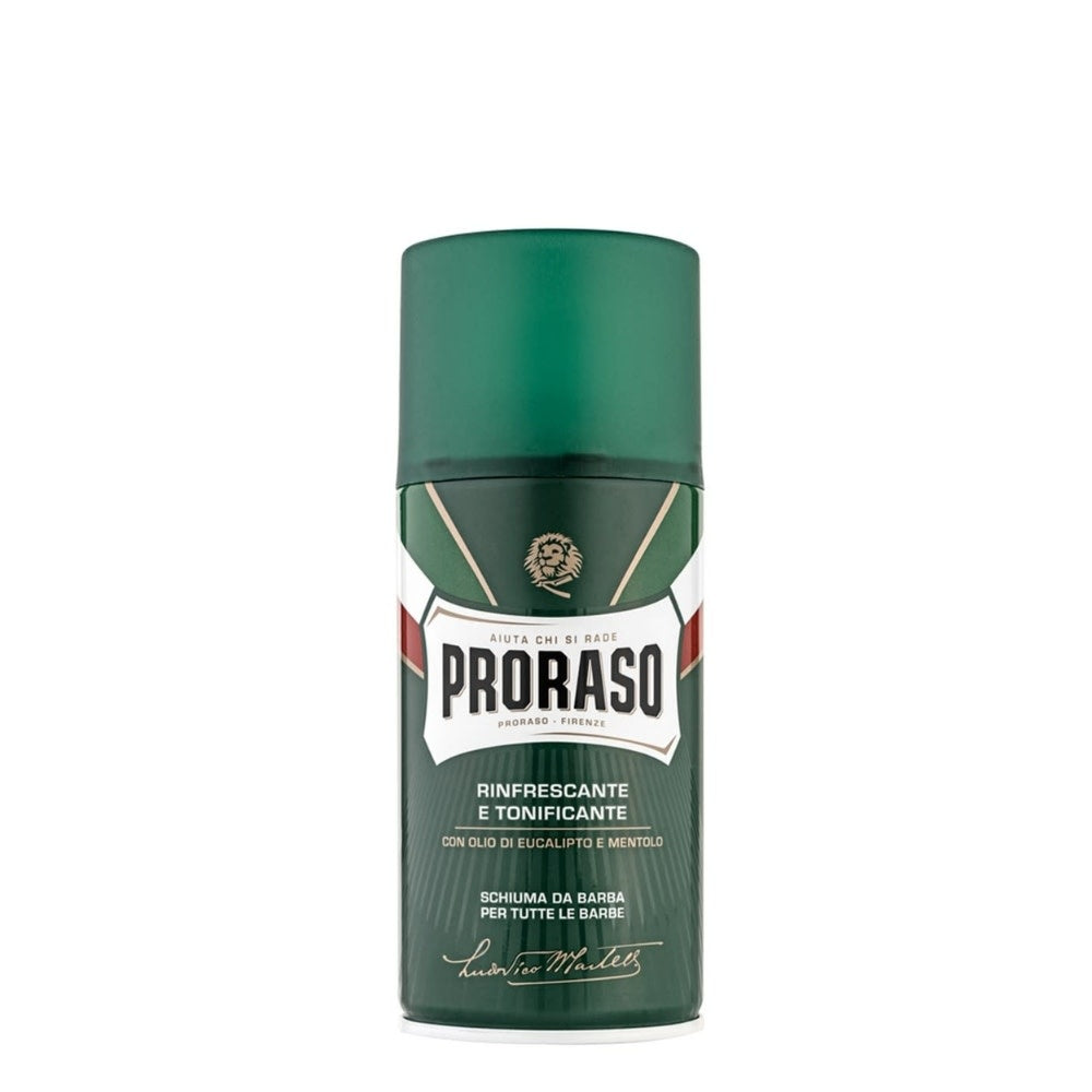 Mousse à raser "Refreshing" à l'huile d’eucalyptus et au menthol – Pour tous les types de barbe et de peau