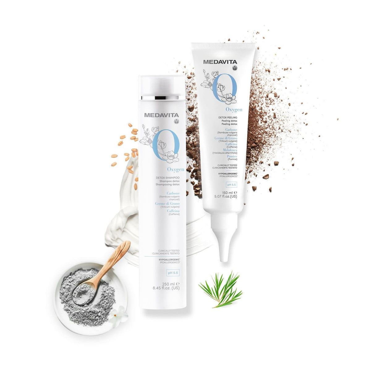 Shampoing detox "Oxygen" - Pour cuir chevelu gras