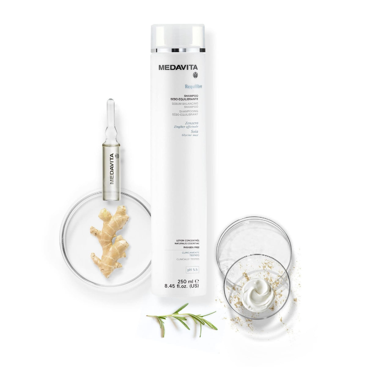Requilibre sebum-balancing shampoo - For scalp with excess sebaceous secretion