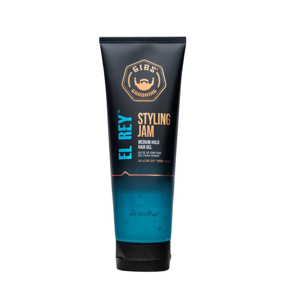 Gibs Grooming - Gel coiffant "El Rey Styling Jam" - Tenue moyenne,  brillance variable