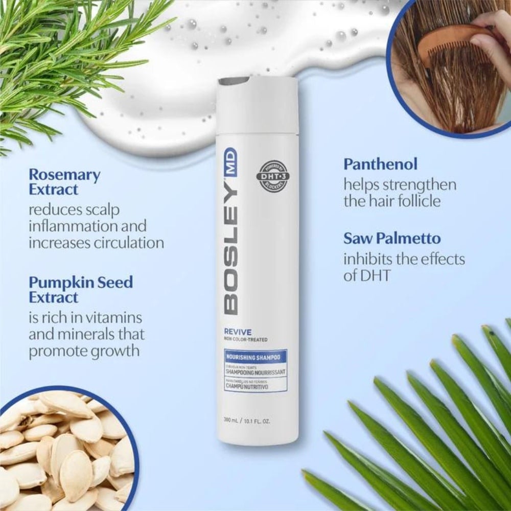 BosRevive Nourishing Shampoo - For Visibly Thinning Non Color-Treated Hair