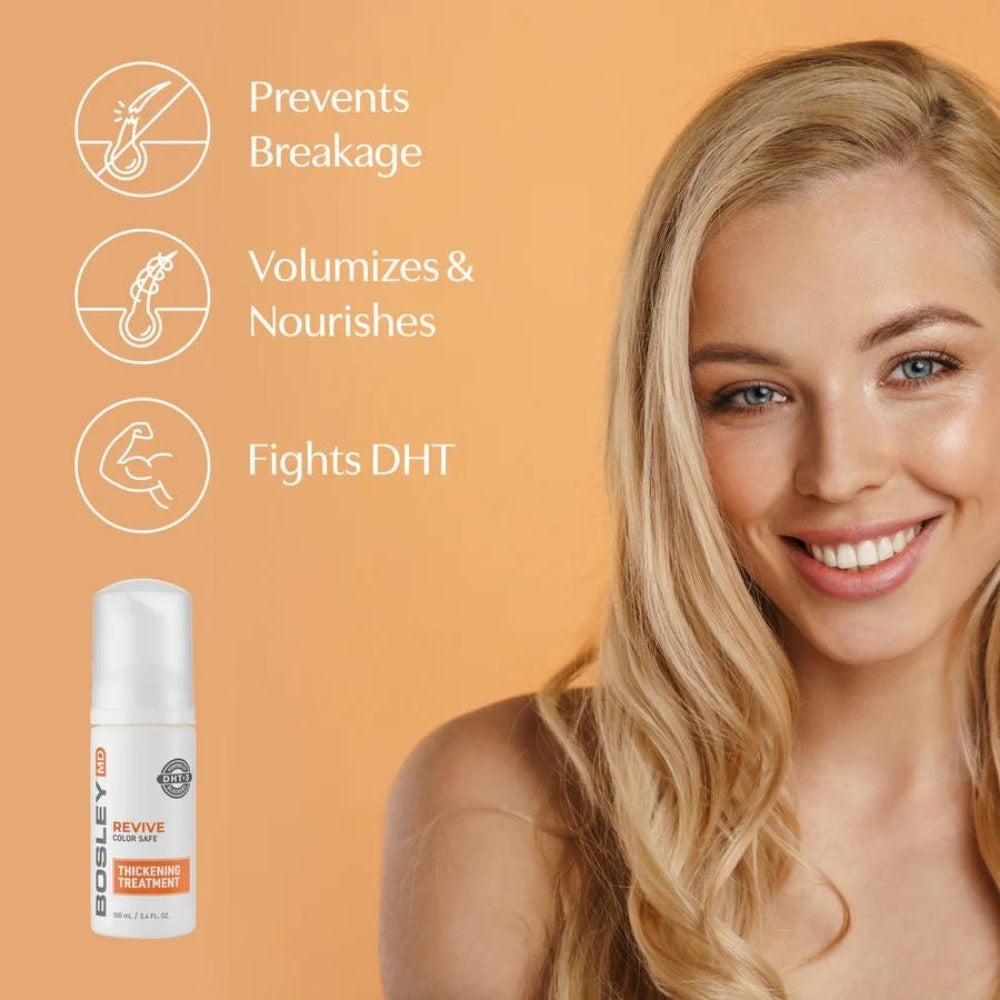 Traitement épaississant "BosRevive" - Pour cheveux visiblement clairsemés colorés (100ml/3.4oz)