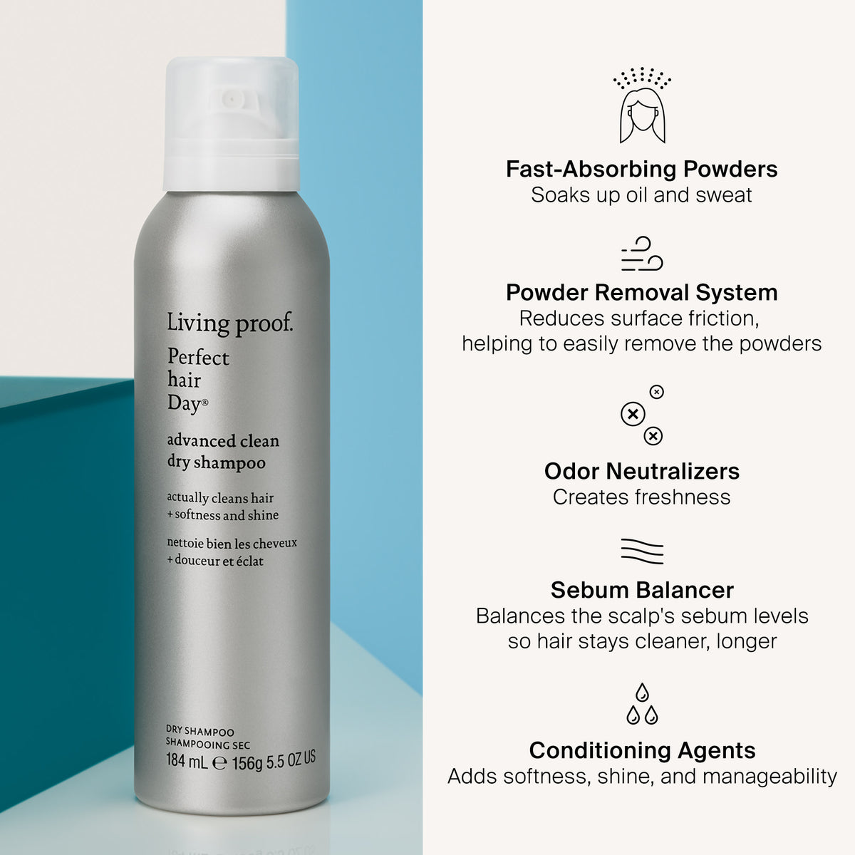 Shampoing sec "Perfect hair Day advanced clean"