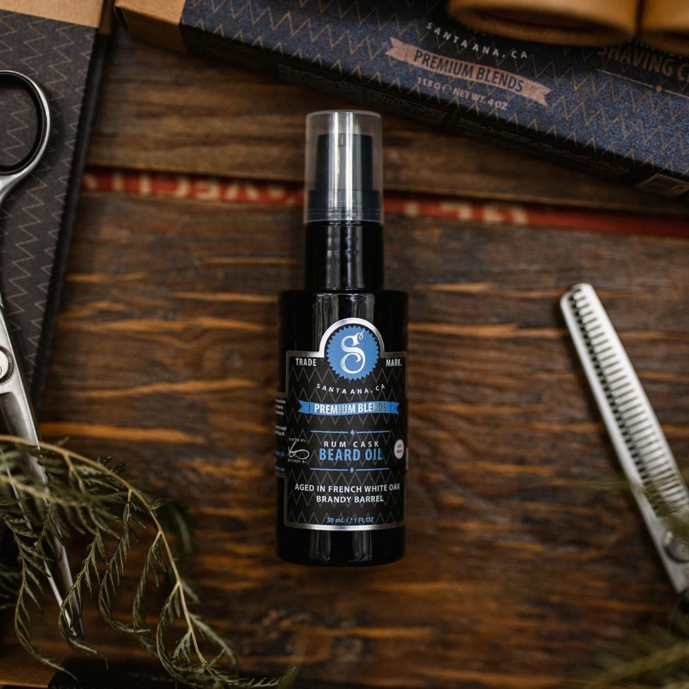 Premium Blends Beard Oil - Rum Cask (30ml/1.0oz)