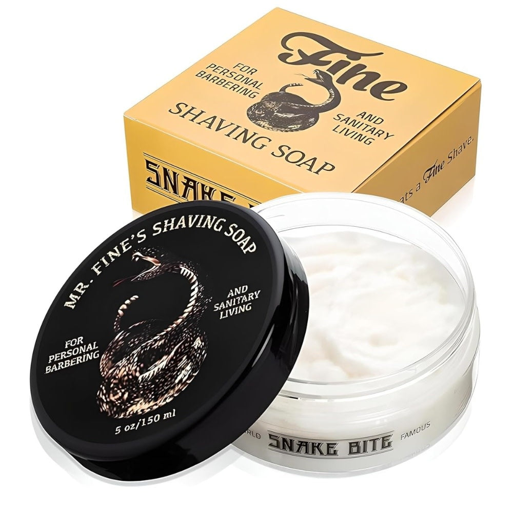 Fine Accoutrements - Savon à raser "Snake Bite Shaving Soap" (150ml/5.0oz)