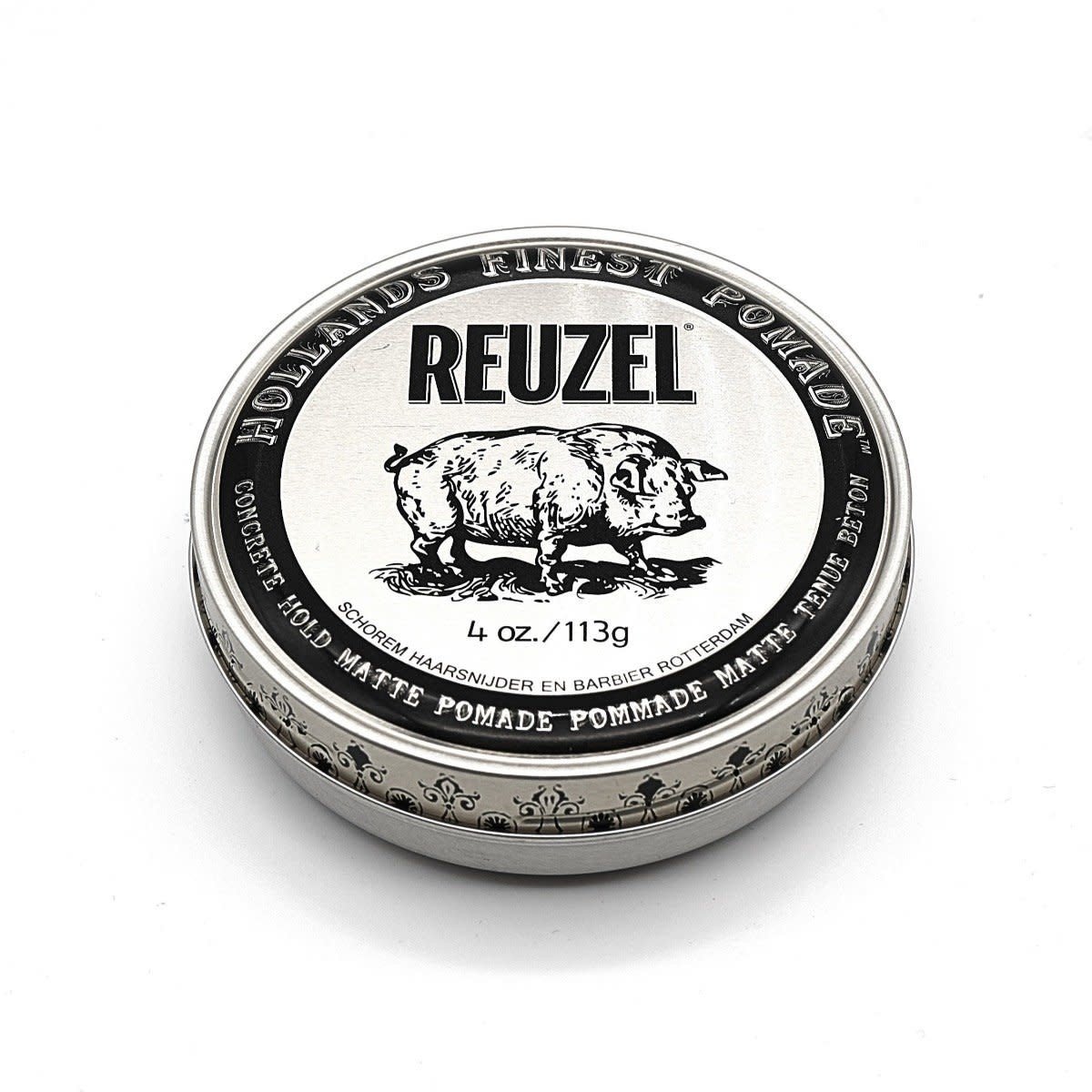 Pommade "Concrete Hold Pomade" - Tenue super forte fini mat (Argent)