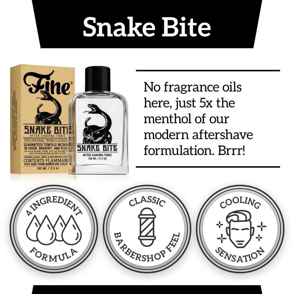 Tonique après-rasage "Snake Bite After Shaving Tonic" (100ml/3.3oz)