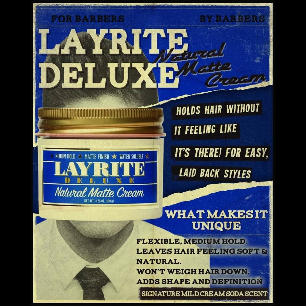 Natural Matte Cream - Medium Hold, Matte Finish