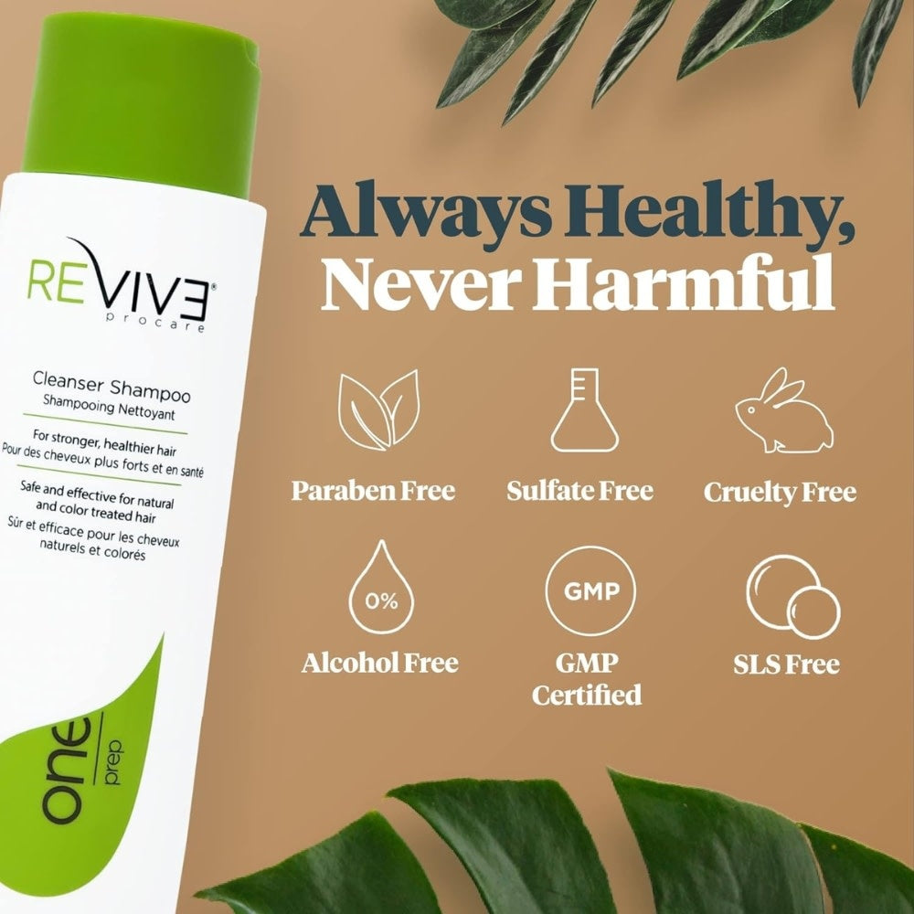 Prep Cleanser Shampoo for Healthy Hair Growth - For All Types of Thinning Hair