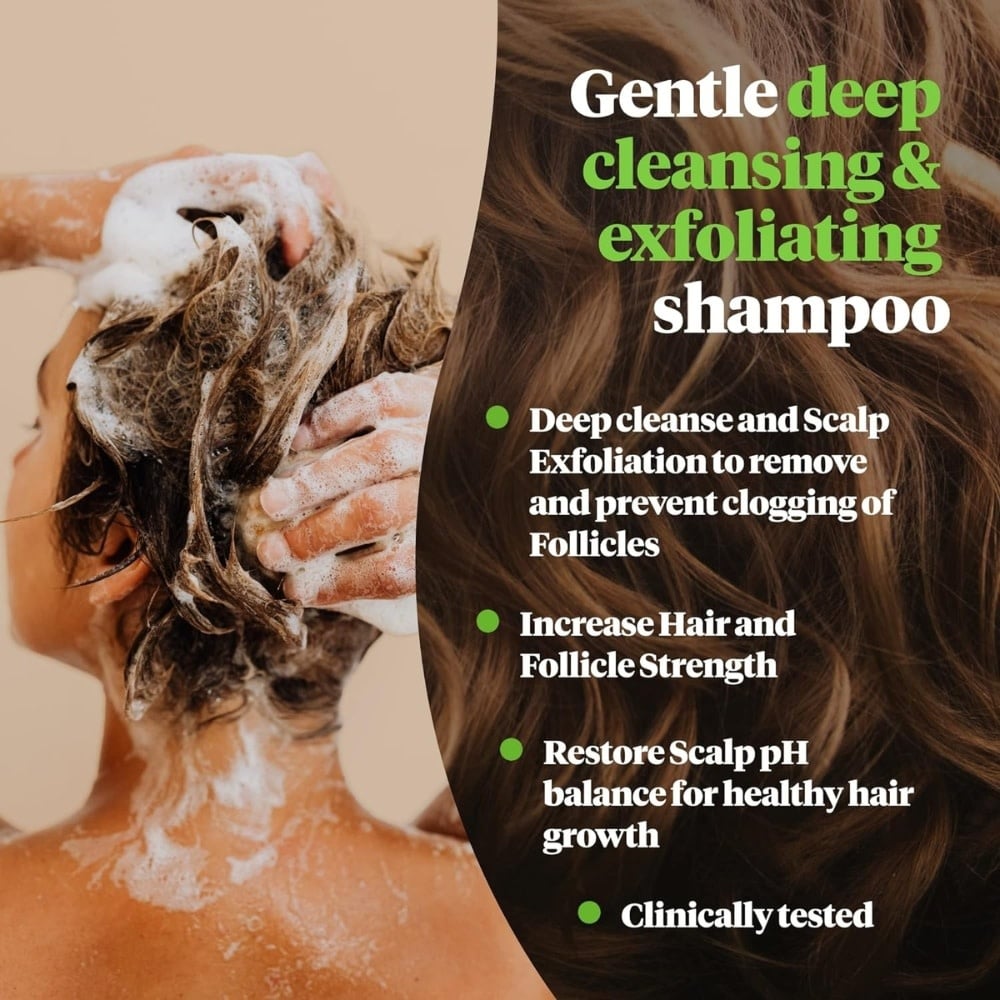 Prep Cleanser Shampoo for Healthy Hair Growth - For All Types of Thinning Hair