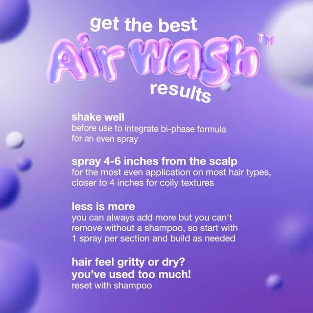 Shampoing sec sans aérosol "AirWash" (118ml/4.0oz)