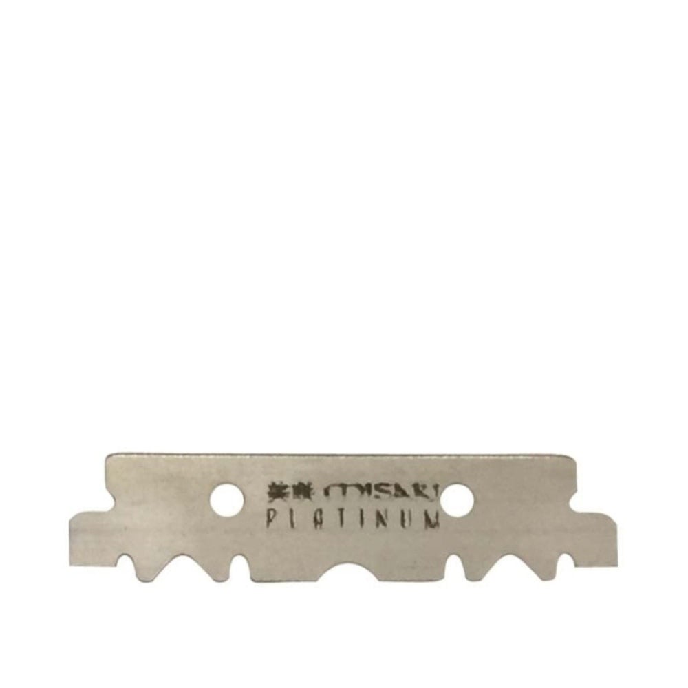 Demi-Lames "Platinum Single Edge" pour rasoir de barbier (100 Lames)