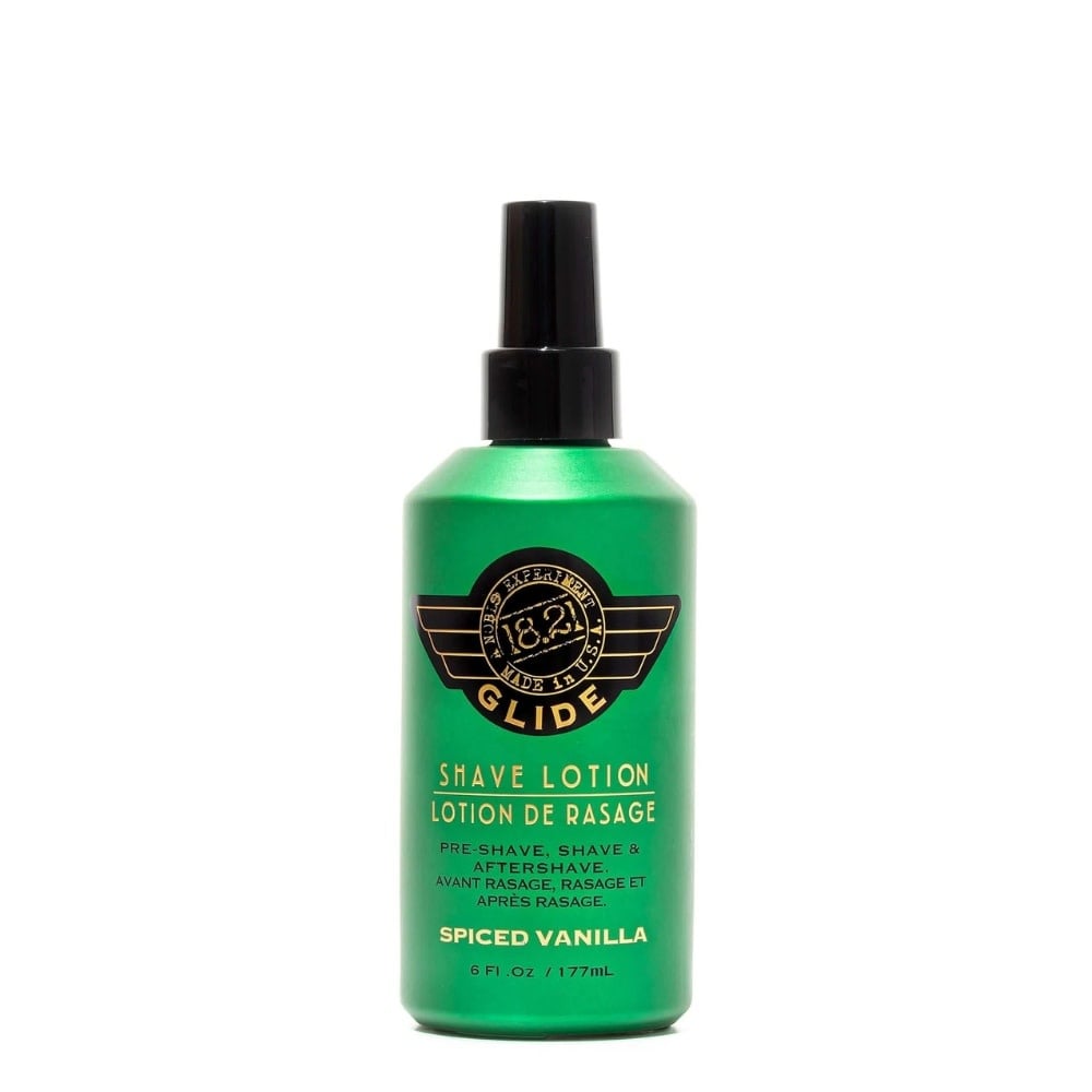 Lotion de rasage,  avant rasage, rasage et après rasage "Spiced Vanilla Glide"