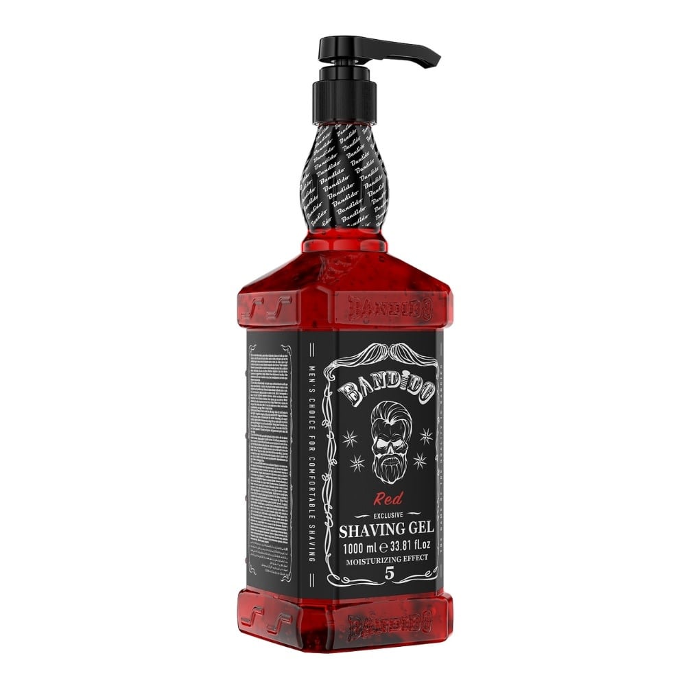 Red Moisturizing Effet Shaving Gel - For All Skin Types (1000ml/33.8oz)