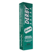 Derby - 100 Lames de rasoir à double tranchant en acier inoxydable Extra (20 x 5 Lames)