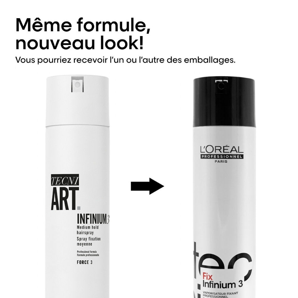 Spray fixation moyenne "Fix Infinium 3" (289g/10.2oz)