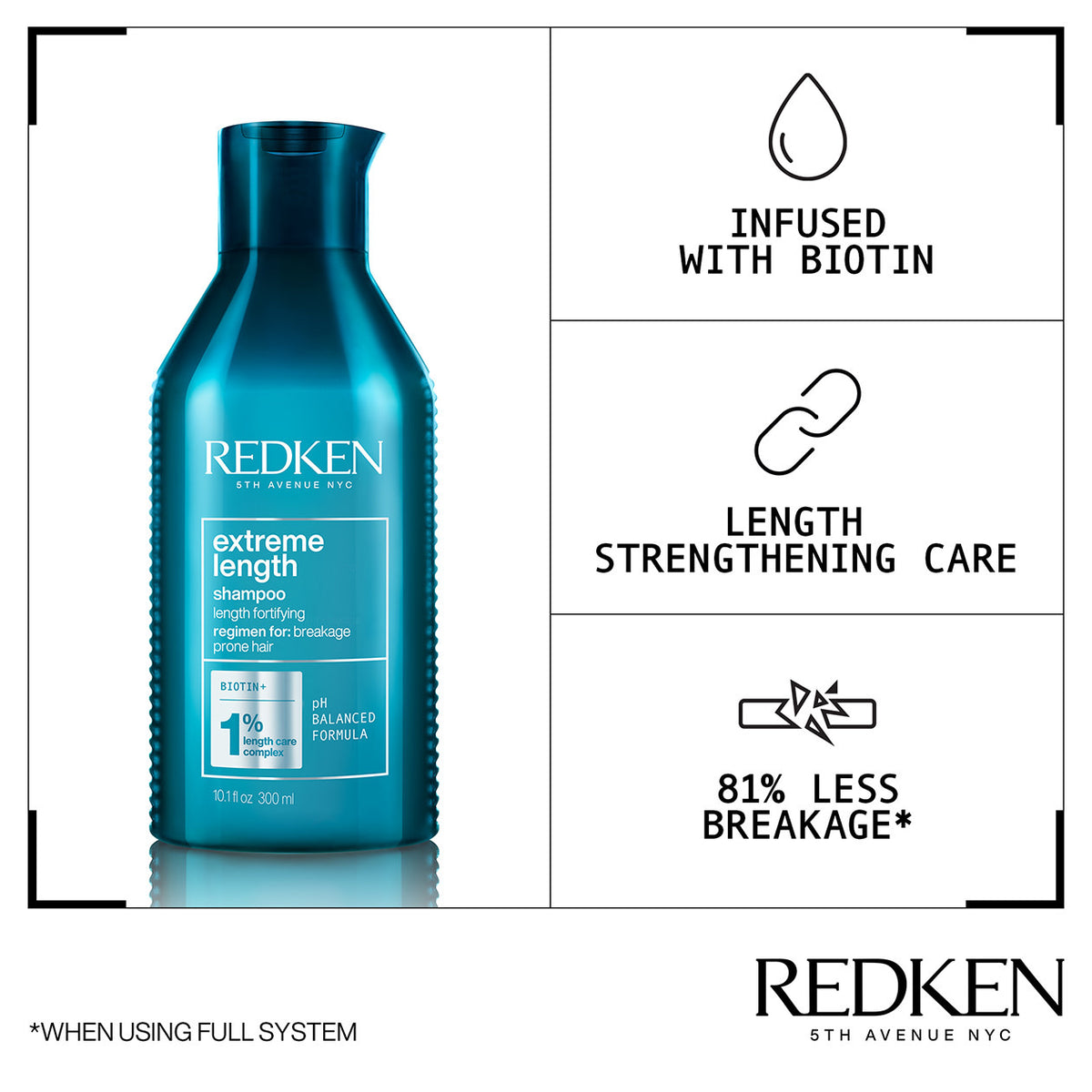 Shampoing renforce les longueurs "Extreme Length"