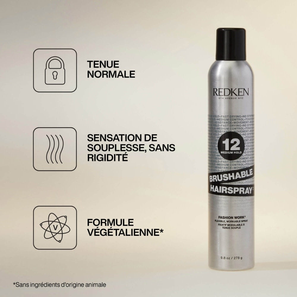 Fixatif modulable "Brushable Hairspray" (278g/9.8oz)