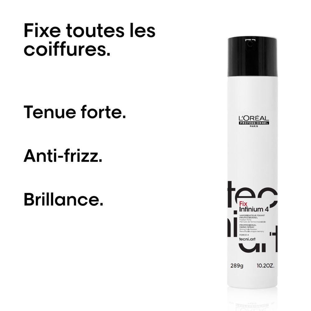 Spray fixant professionnel "Fix Infinium 4" (289g/10.2oz)