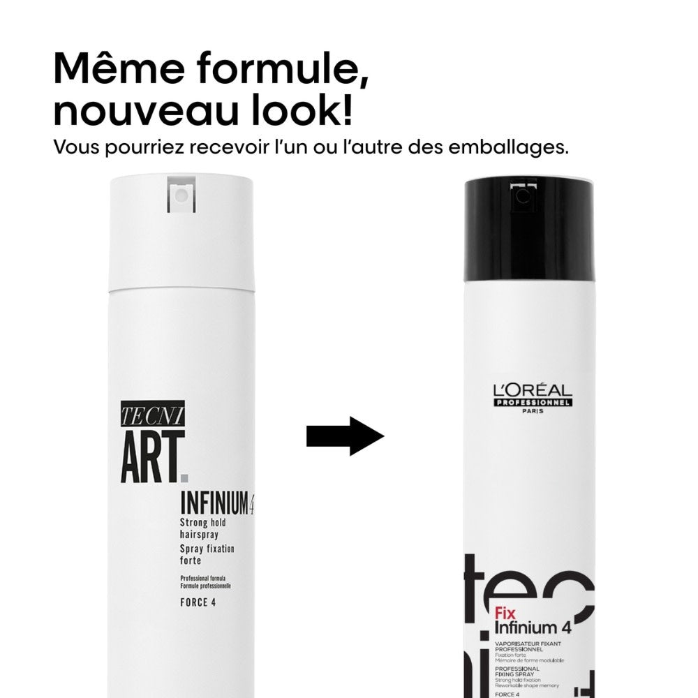 Spray fixant professionnel "Fix Infinium 4" (289g/10.2oz)