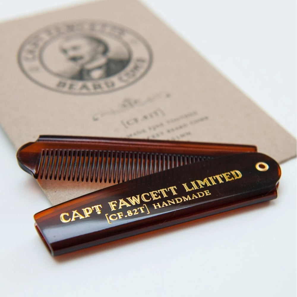 Folding Pocket Beard Comb CF.82T (193mm/7.6")