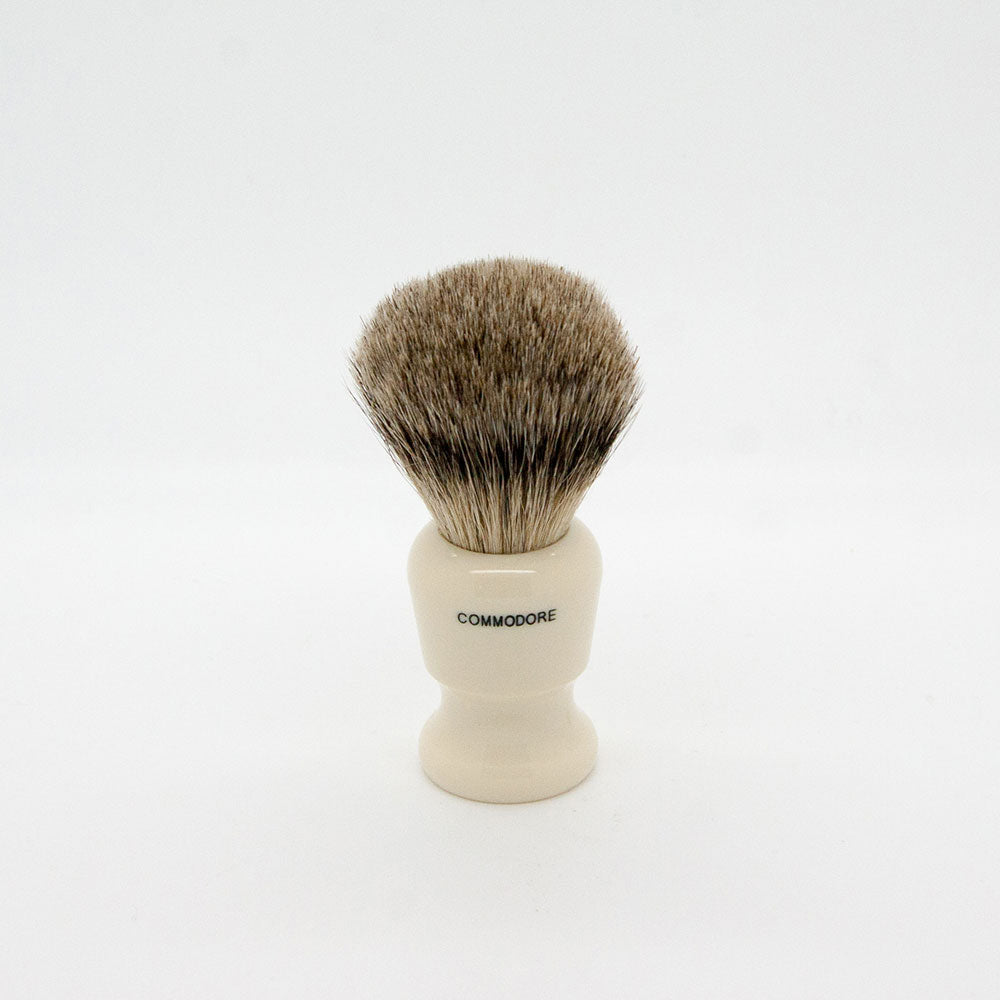 Shaving Brush - Commodore X1 Best Badger Ivoire - Small (19mm/0,74'')
