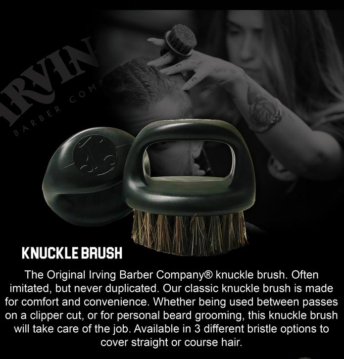 Brosse en poils de cheval "Soft Knuckle Horse Hair Brush" résistance douce