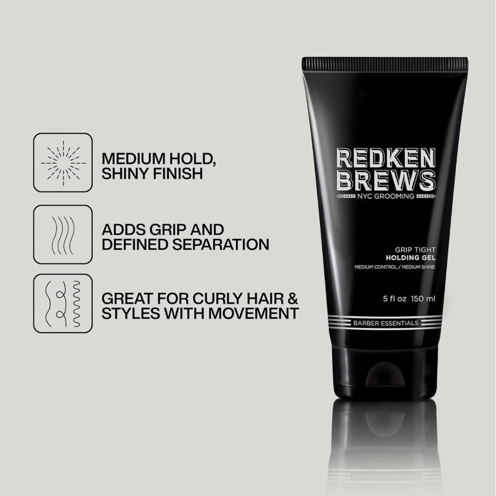 Grip Tight Holding Gel - Medium Hold and Shine (150ml/5.0oz)