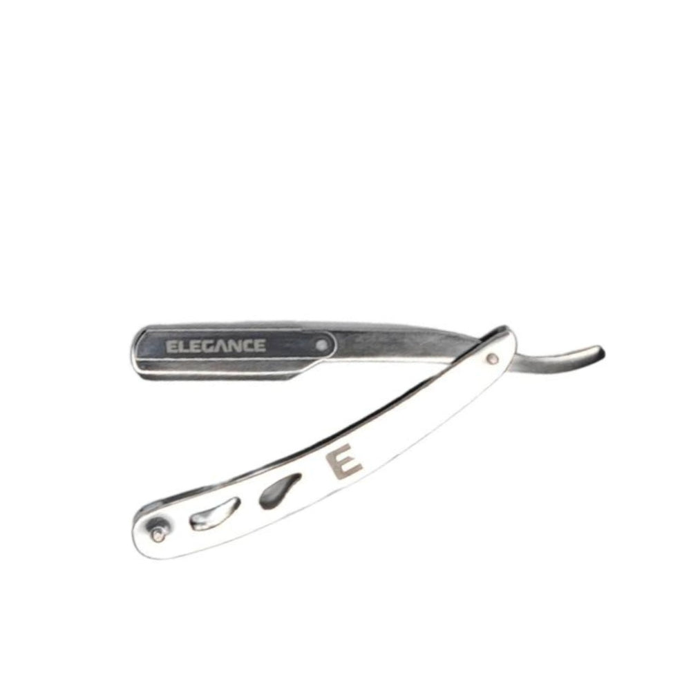 Elegance By Sadapack - Shavette Barber Razor - Silver