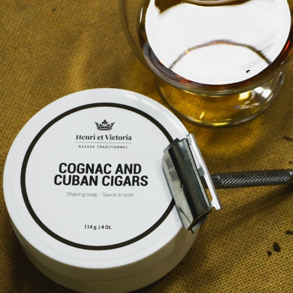 Ensemble de rasage "Shaving Kit" - Cognac & Cuban Cigars