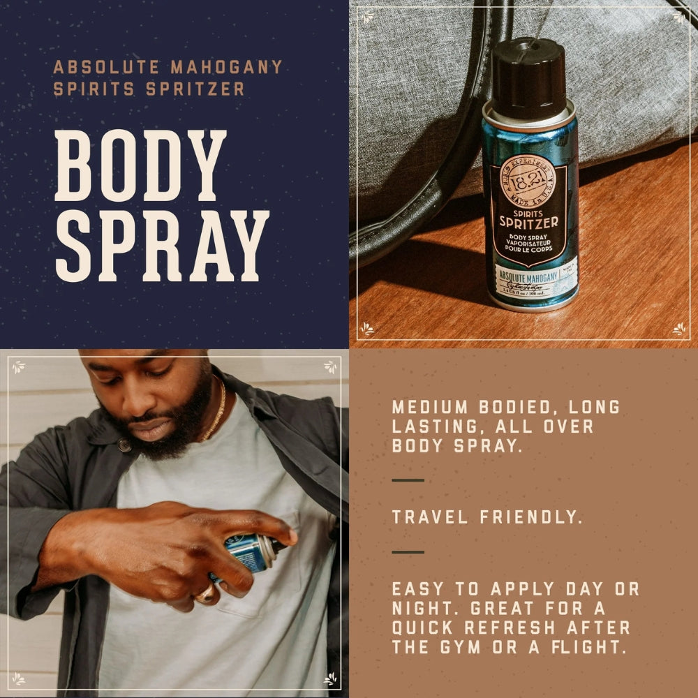 18.21 Man Made - Vaporisateur pour le corps "Spirits Spritzer Absolute Mahogany" (100ml/3.4oz)