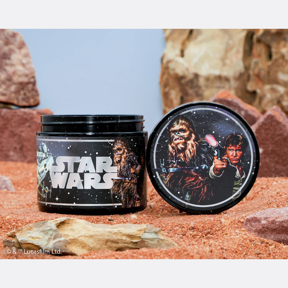 X Star Wars - Firme Strong Hold Pomade Han Solo & Chewbacca Light Side Edition - Strong Hold Medium Shine (118.3ml/4.0oz)