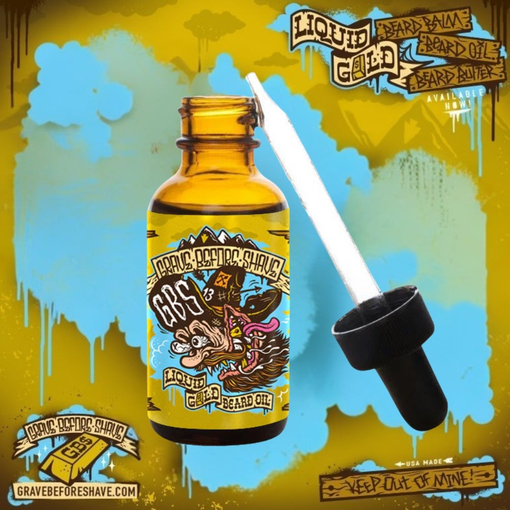Liquid Gold Beard Oil (30ml/1.0oz)