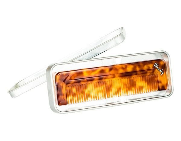 Peigne à dents fines 1,3mm d'espacement (133mm/5.24") - Ambre