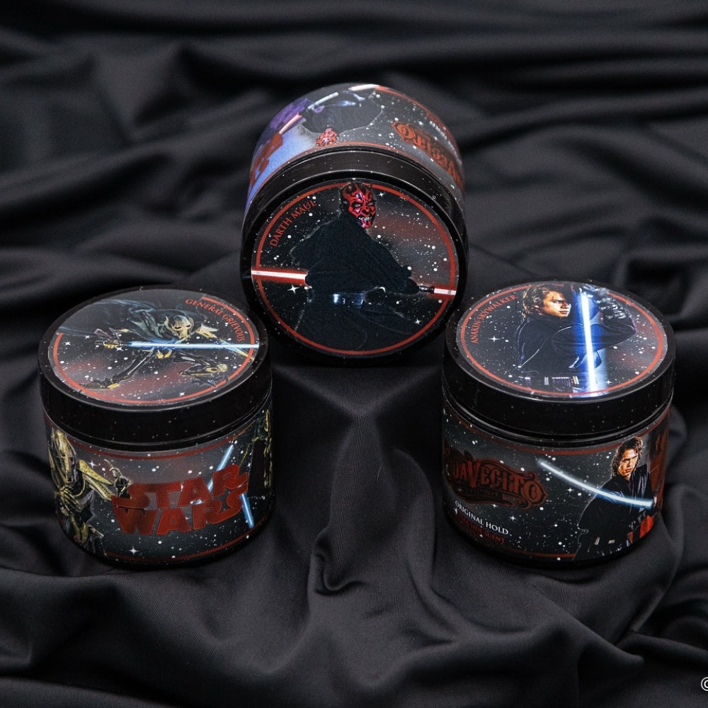 X Star Wars - Pommade "Firme Strong Hold" Édition Darth Maul Dark Side - Tenue extra forte brillance moyenne (118.3ml/4.0oz)