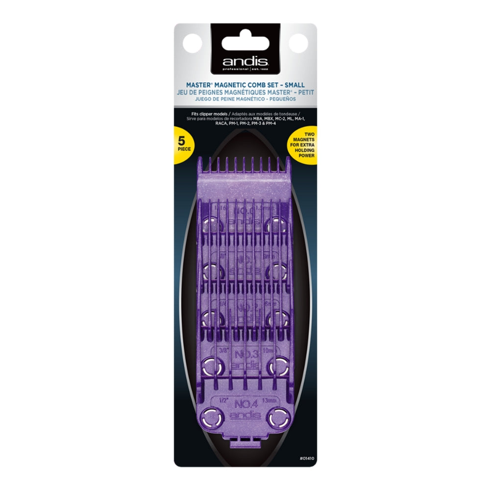 Guide de coupe "Master Magnetic Comb Set" Jeu de 5 peignes magnétiques - Petit