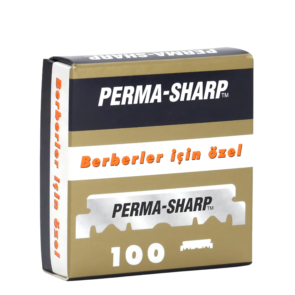 Demi-lame pour rasoir de barbier (100 Lames)