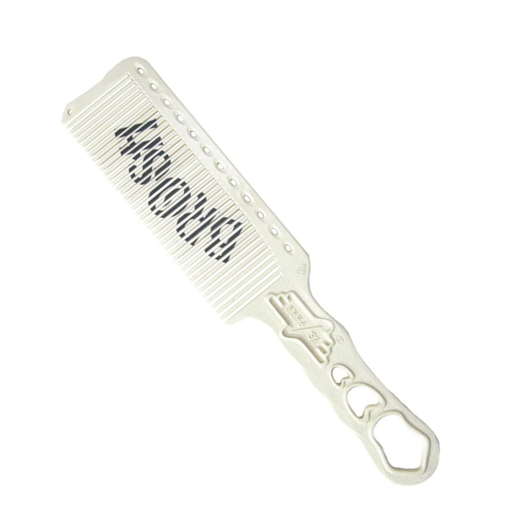 x Y.S.Park  - Peigne de tondeuse "YS-s282 Slim Type Flat Top Clipper Comb" (240mm/9.45") - Blanc