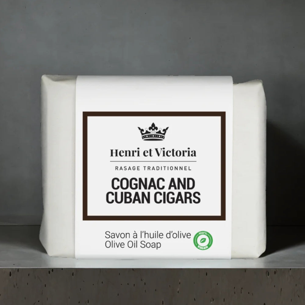 Cognac and Cuban Cigars Olive Oil Bar Soap (114g/4.0oz)